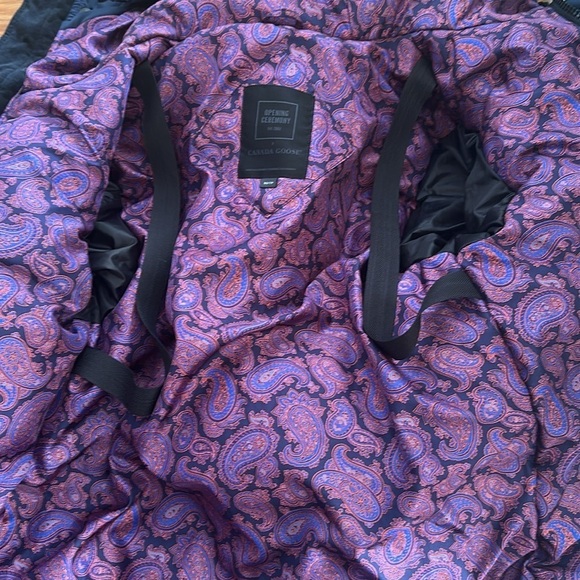 Canada Goose x Opening Ceremony XS men’s would fit women’s M Langford Parka Navy - Picture 15 of 16